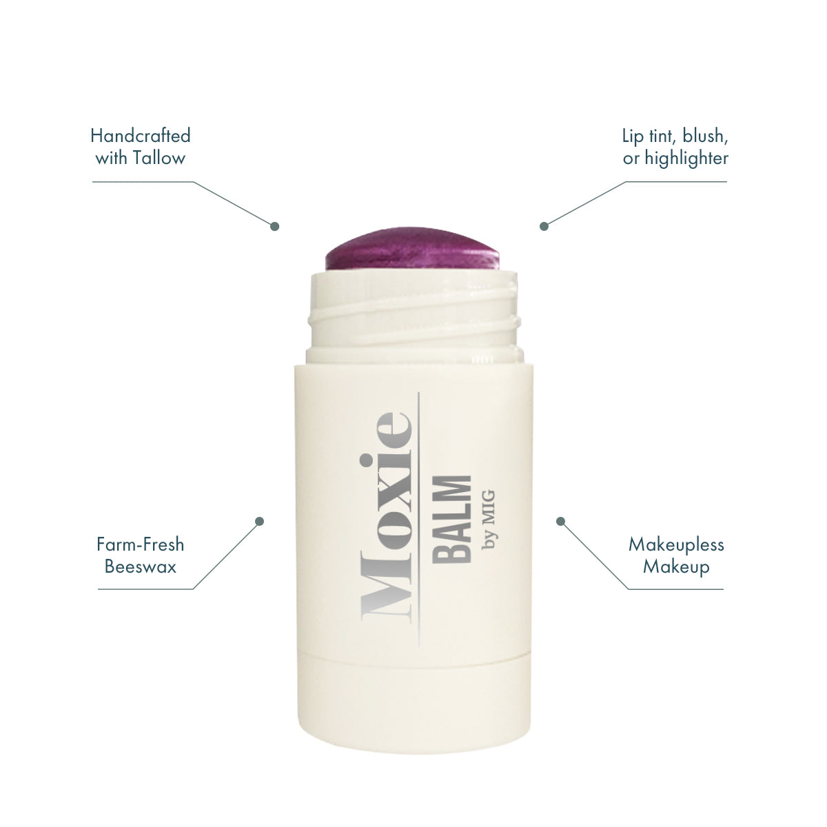 Moxie Blushing Color Balm W/Tallow